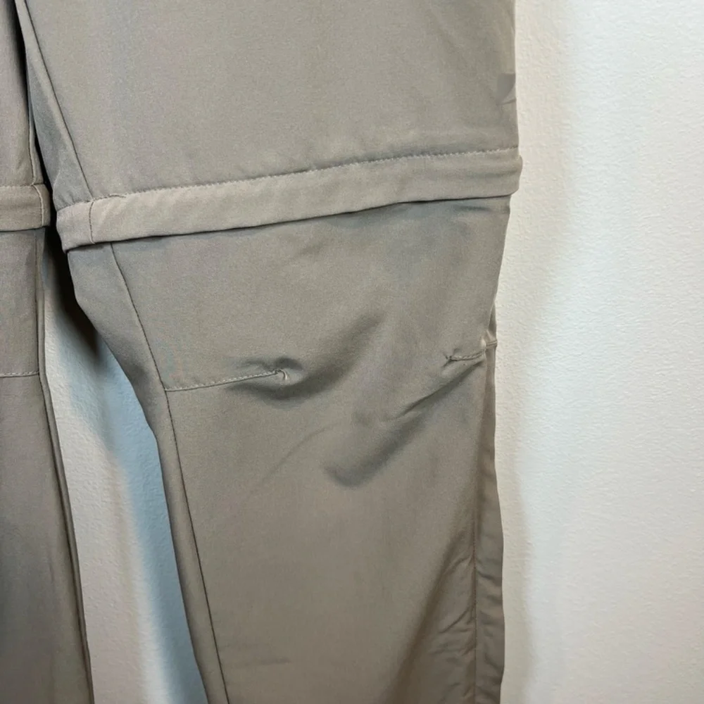 Outdoor Ventures Convertible Hiking Pants Shorts Tan Zip Off UPF Minimalist Sz 8